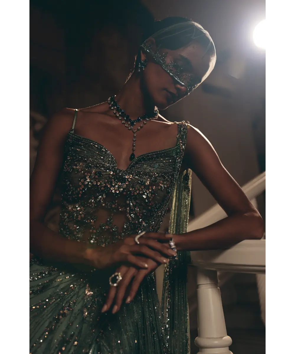 ADAARA COUTURE - Serpentine Elegance Gown